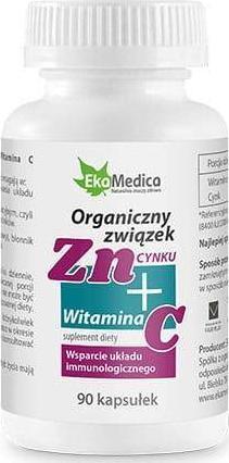 Ekamedica Ekamedica Organiczny związek cynku i Witamina C 90 1