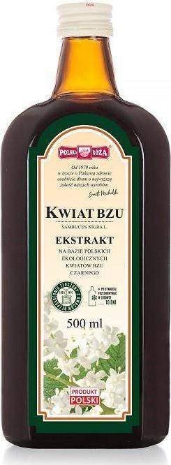 Polska Roża Kwiat bzu ekstrakt bez cukru 500 ml POLSKA RÓZA 1