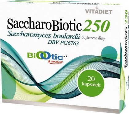 Vitadiet Vitadiet SaccharoBiotic 250 20 k. suplement diety 1