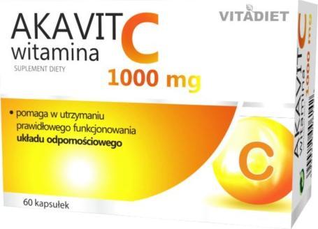 Vitadiet Vitadiet Akavit Witamina C 1000 Mg 60 K Odporność 1