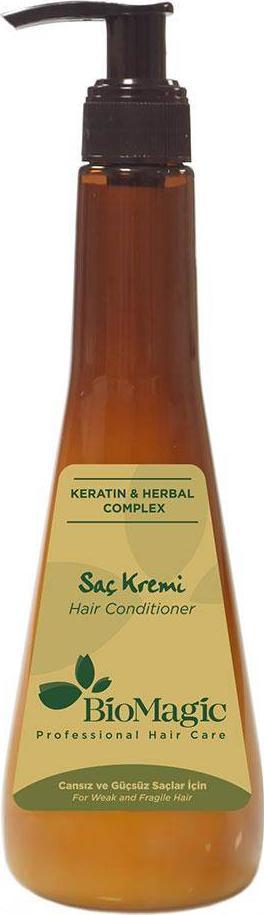 BIOMAGIC (farby do włosów) Odżywka Do Włosów Słabych I Łamliwych Z Keratyną 300 ml 1