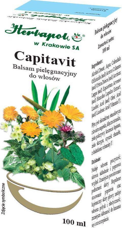HERBAPOL KRAK&#211;W CAPITAVIT balsam do włosów 100ml HERBAPOL KRAKÓW 1