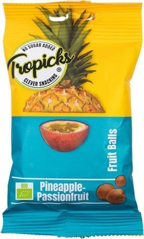 Tropicks Kulki ananas-marakuja Tropicks BIO, 50g 1