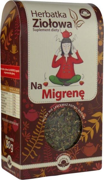 Natura Wita Natura Wita Herbata Ziołowa Na Migrenę 80G 1