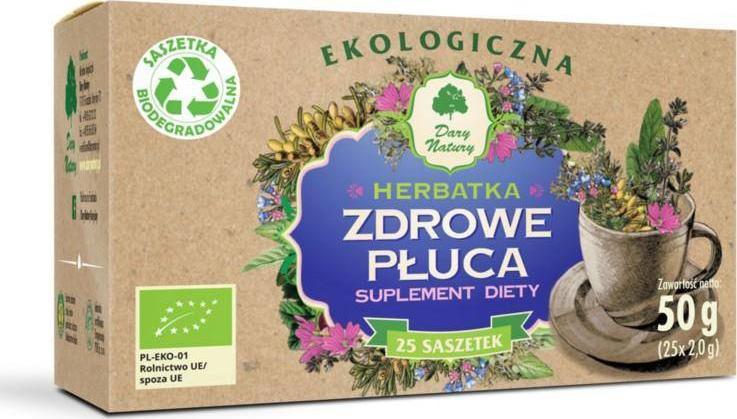 Dary Natury Dary Natury Herbata Zdrowe Płuca 25x2g 1