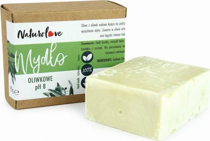 NATUROLOVE Mydło Oliwkowe pH 8 90 g 1
