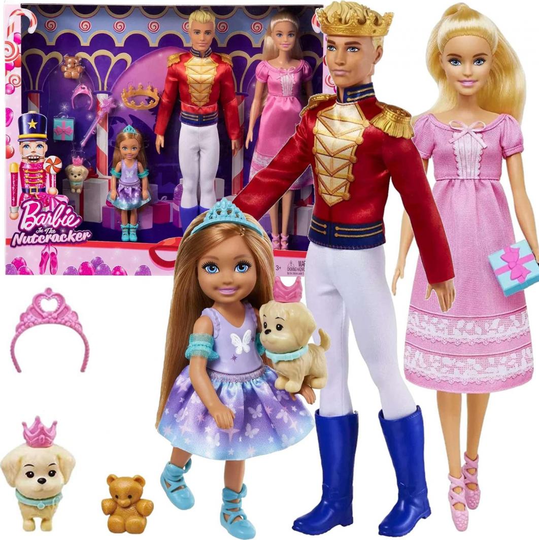 Lalka Barbie Mattel Barbie Dziadek do Orzechów Zestaw lalek rodzinka 1