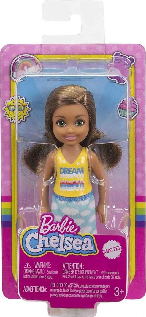 Lalka Barbie Mattel Mattel Barbie Chelsea lalka w bluzeczkę z napisem 1
