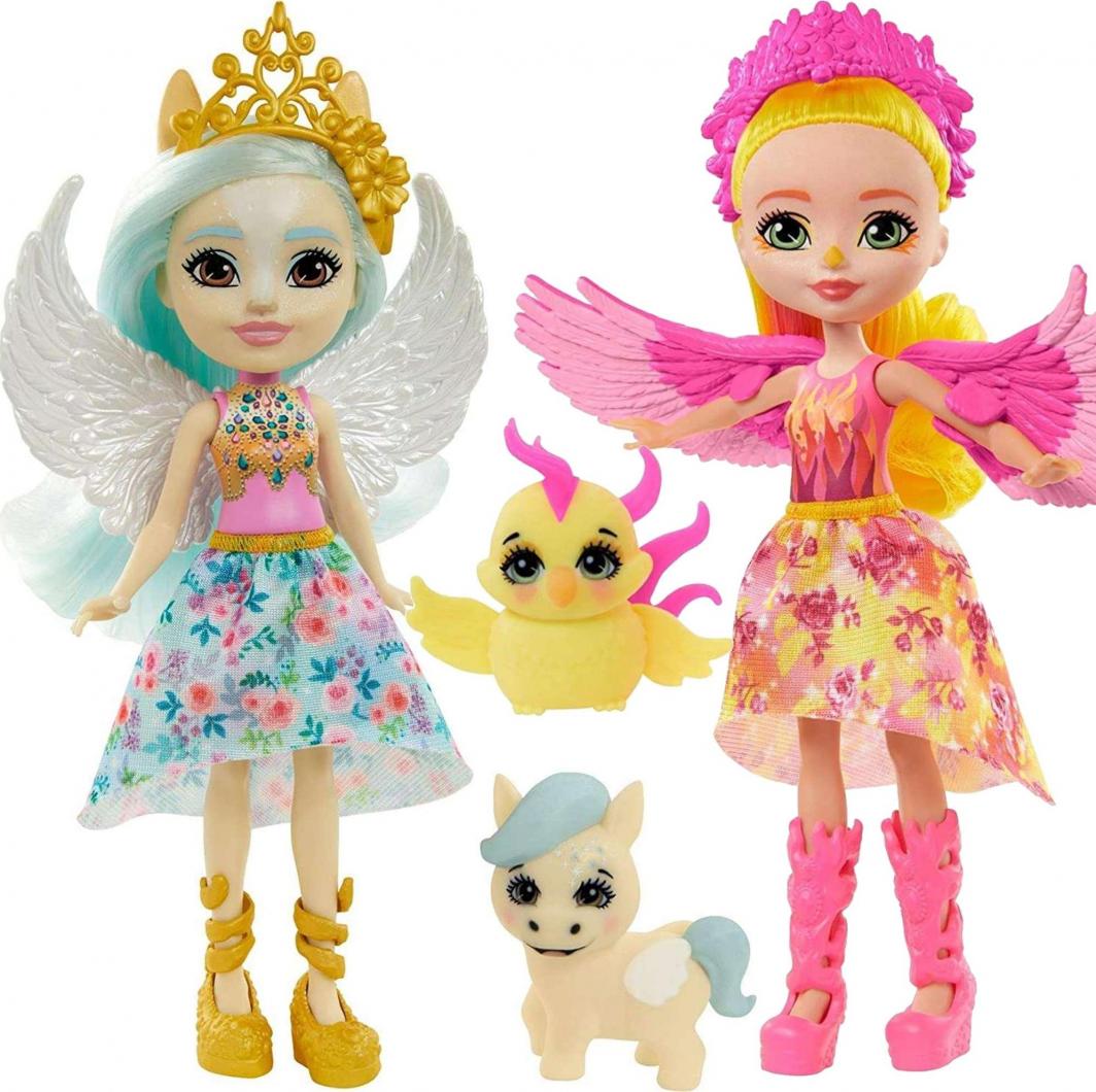 Mattel Mattel Royal Enchantimals Paolina Pegasus i Falon Phoenix 1