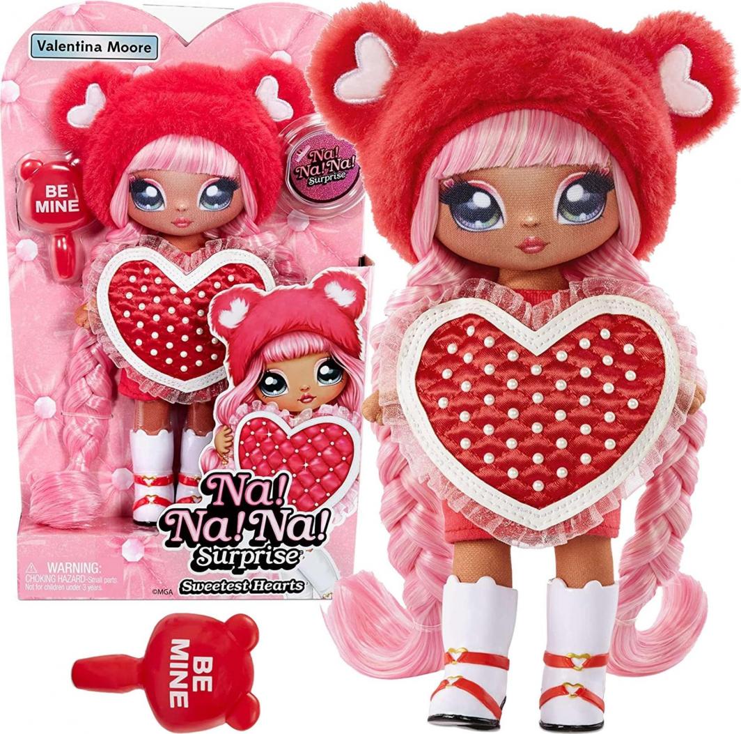 MGA Na! Na! Na! Surprise Sweetest Hearts lalka Valentina Moore 18 cm 1