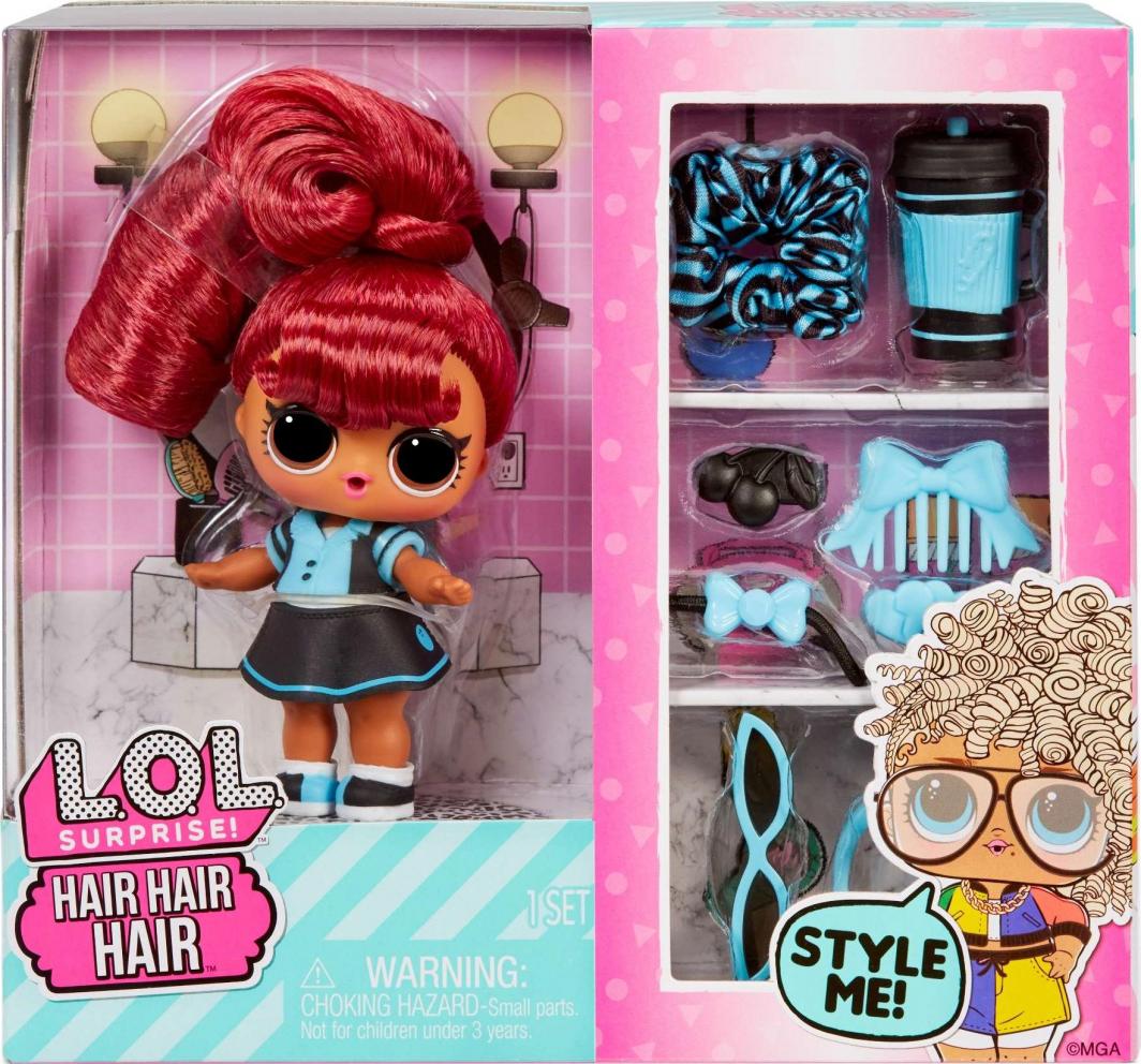 MGA LOL SURPRISE Hair! Hair! Hair! z laleczką i akcesoriami 1