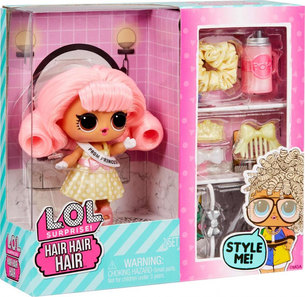 MGA LOL SURPRISE Hair! Hair! Hair! z laleczką i akcesoriami 1