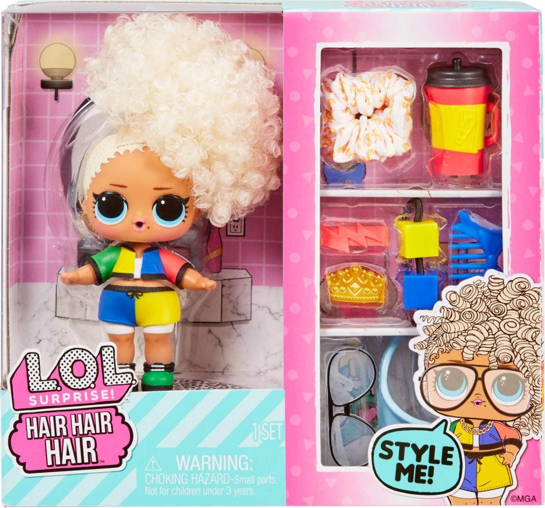 MGA LOL SURPRISE Hair! Hair! Hair! z laleczką i akcesoriami 1