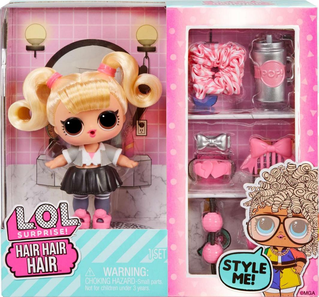 MGA LOL SURPRISE Hair! Hair! Hair! z laleczką+akcesoria 1
