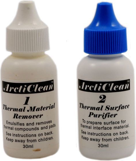 Arctic Silver Zestaw płynów ArctiClean do usuwania pasty termoprzewodzącej  30 ml (ACN-60ML) 