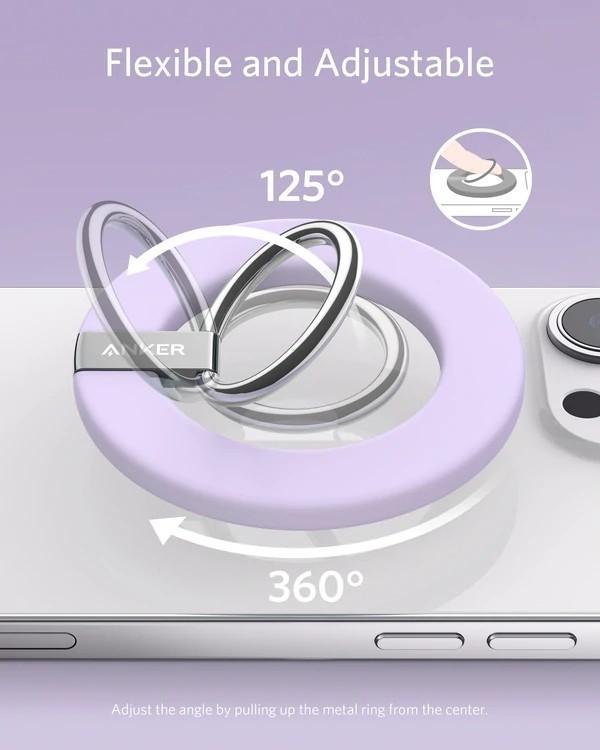 Anker Anker Uchwyt Magnetic Phone Grip MagGo biały 1