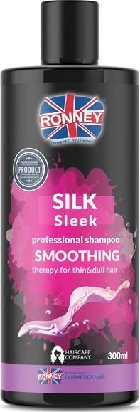 Ronney Ronney Silk Sleek Professional Shampoo Smoothing wygładzający szampon do włosów cienkich i matowych 300ml 1