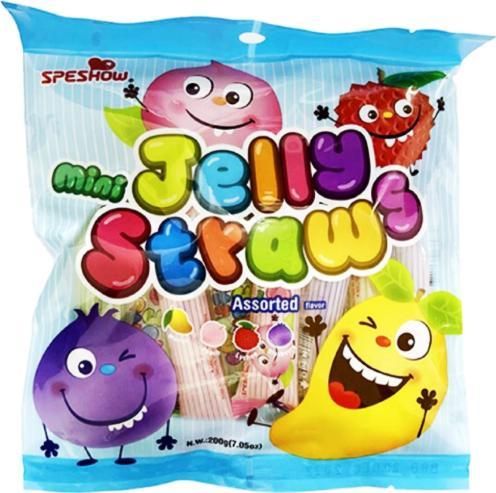 Speshow Żelki owocowe Mini Jelly Straws, różne smaki 200g - Speshow 1