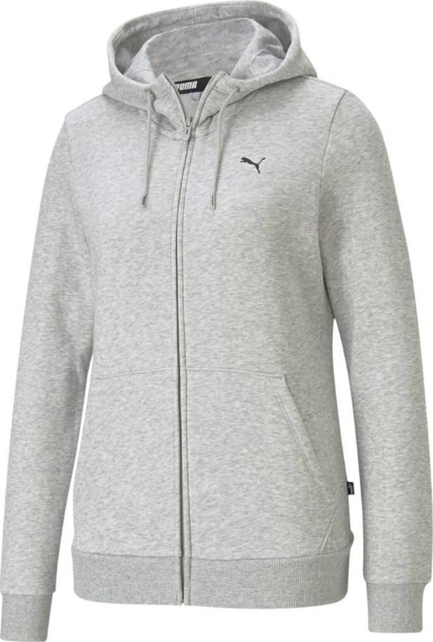 Puma Bluza damska Puma ESS Small Logo Full-Zip szara 586811 54 S 1
