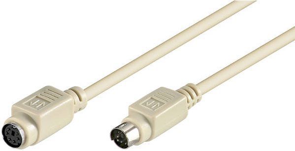 PS/2 - PS/2, 2m, Szary (50222) 1