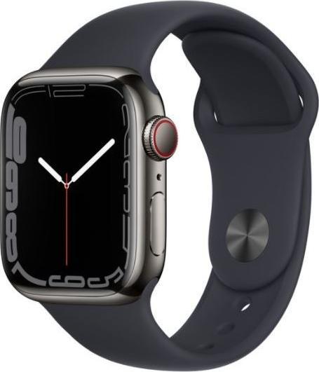 Smartwatch Apple Watch Series 7 GPS + Cellular 45mm Grafitowy  (MNAX3WB/A) 1