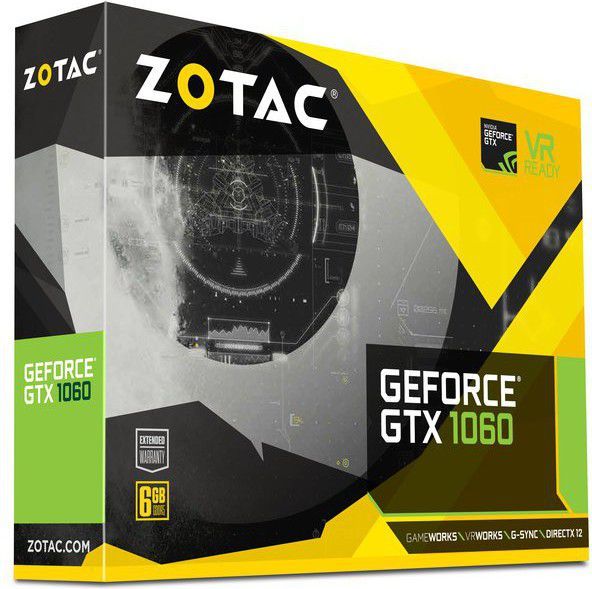Zotac GeForce GTX1060 MINI 6GB GDDR5 (192 Bit) 3xDP, HDMI