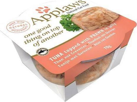 Applaws Tacka z galaretką dla kota - tuńczyk, krewetki 70g 1