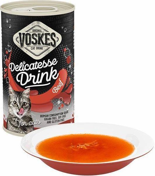 VOSKES Voskes Catdrink 135gx3 szt. Beef Napój Dla Kota 1