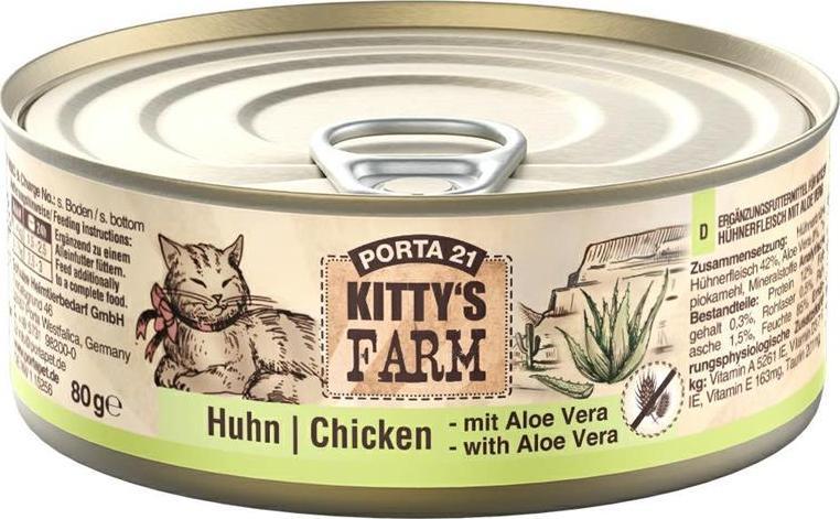 Kittys Farm Kitty`S Farm Chicken & Aloe Vera Puszka 80g 1