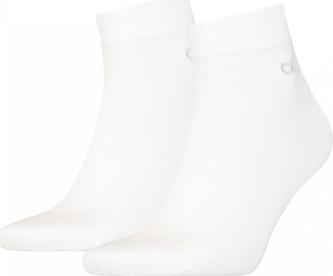 Calvin Klein Calvin Klein Quarter 2PPK Socks 701218706-002 białe 43-46 1