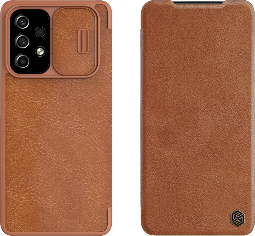 Nillkin Etui Nillkin QIN Pro do Samsung Galaxy A53 5G (Brązowe) uniwersalny 1