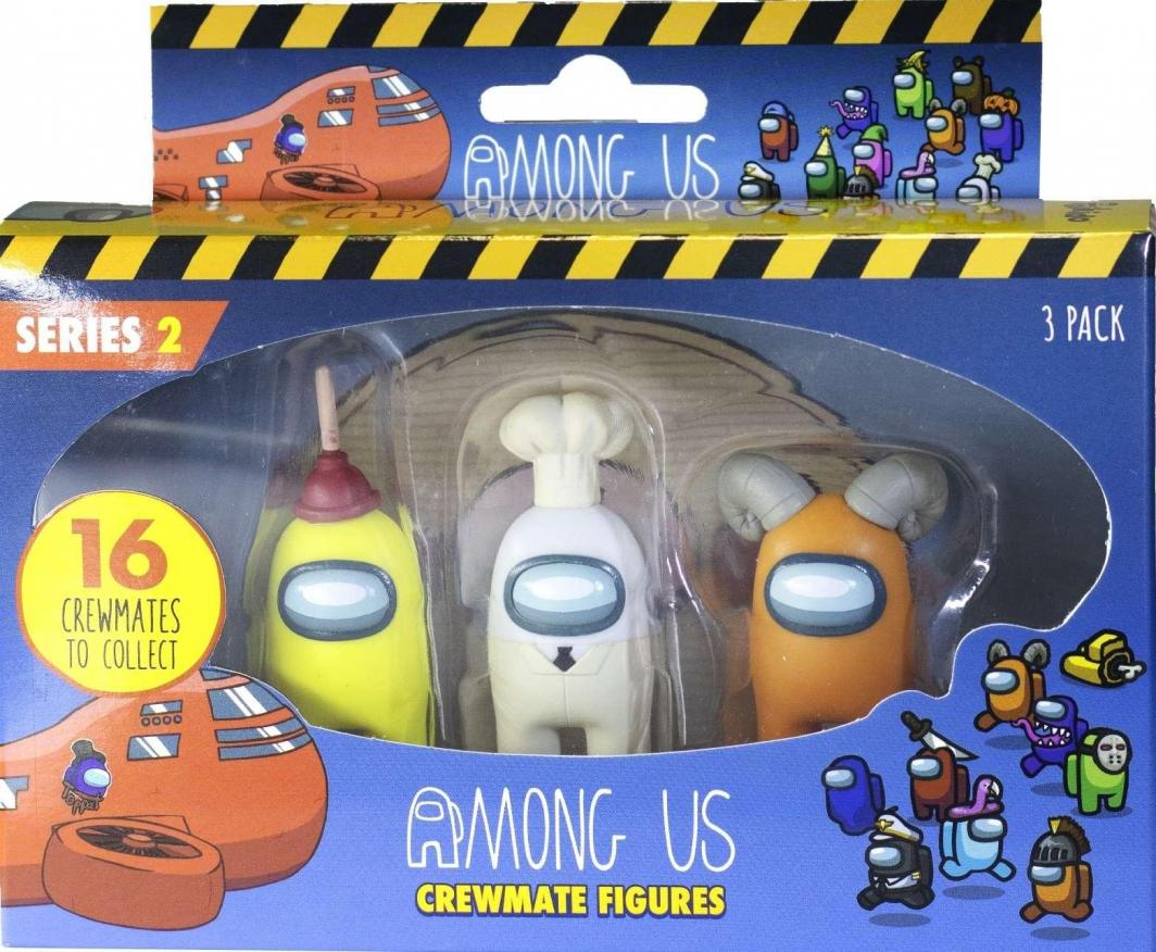 Figurka P.M.I AmongUs Crewmate Figurki 3 Pak w Pudełku S2 1