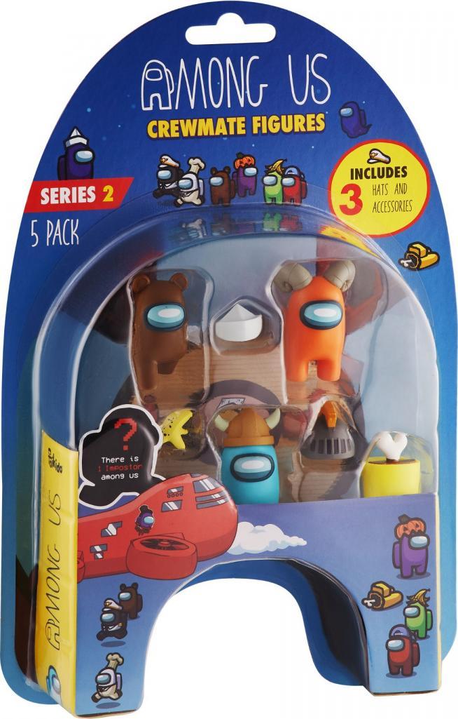 Figurka P.M.I AmongUs Crewmate Figurki 5 Pak Blister S2 1
