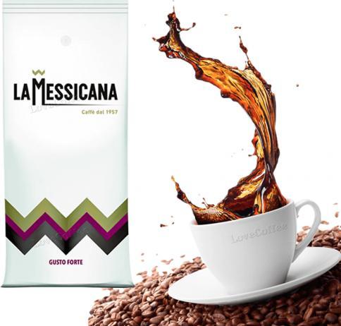 Kawa ziarnista LaMessicana Piacenza Gusto Forte 1 kg 1