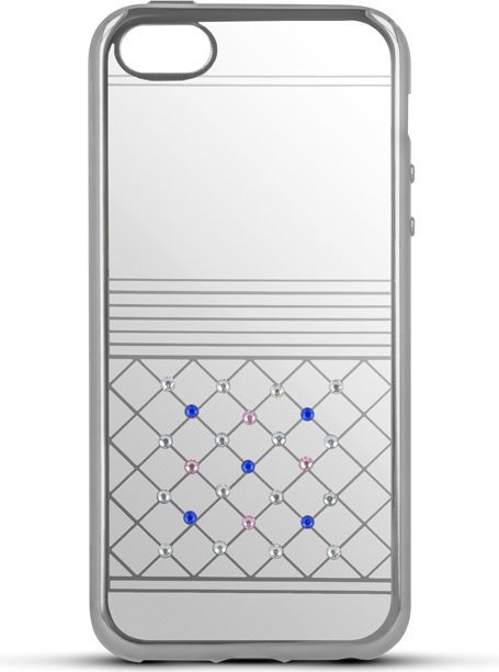 Beeyo Nakładka Stardust Luxury do Samsung J500 srebrny (GSM021048) 1