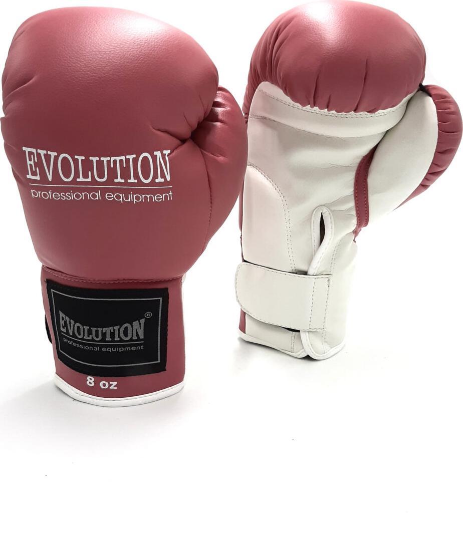 Evolution Rękawice bokserskie Evolution Basic różowe 12 oz 1