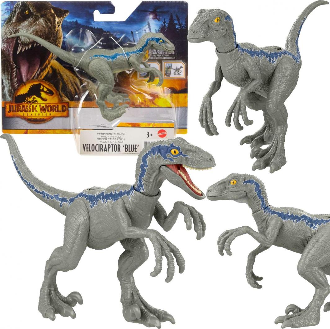 Figurka Mattel Mattel Figurka Jurassic World Velociraptor Blue 1