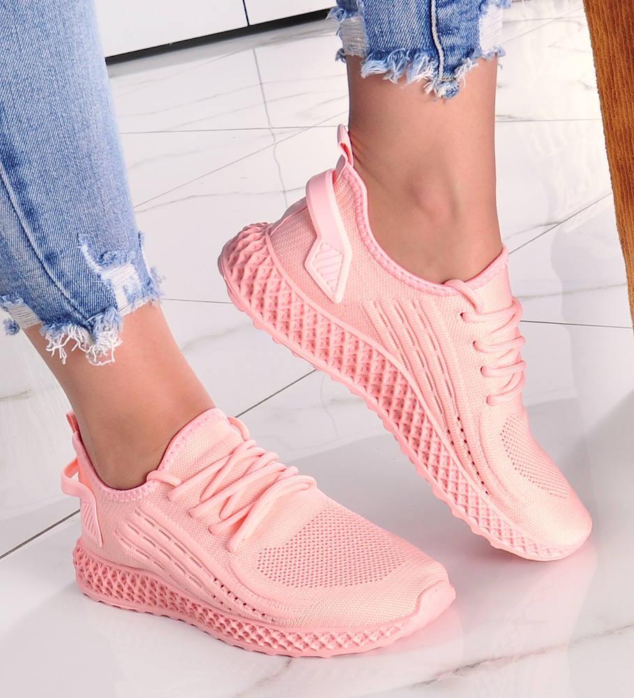 Różowe wsuwane sneakersy /D2-3 11505 T391/ 40 1
