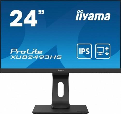Monitor iiyama IIYAMA Monitor 24 cale XUB2493HS-B4 IPS, HDMI, DP, VGA, 2x2W, HAS 1