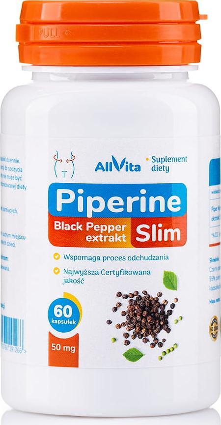 AllVita Piperine Slim czarny pieprz 50mg 60kp Allvita 1