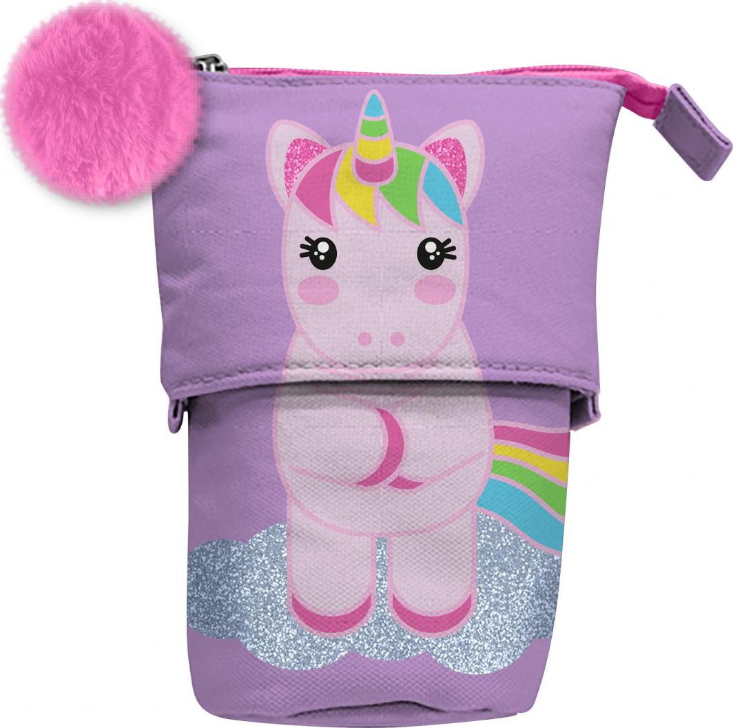 Piórnik Kids Euroswan PIÓRNIK Z POMPONEM SWEET DREAMS KL11241 1