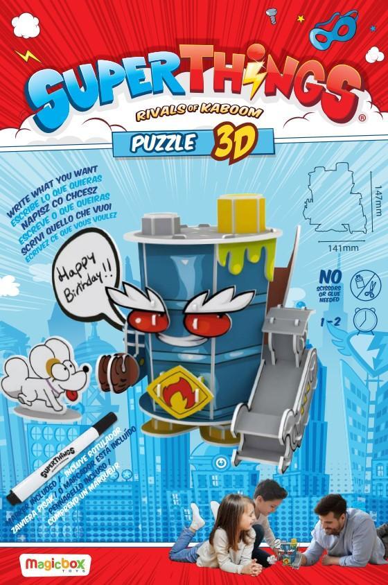 Magic Box PUZZLE 3D SUPERTHINGS FIGURKA (MR. KING) 1