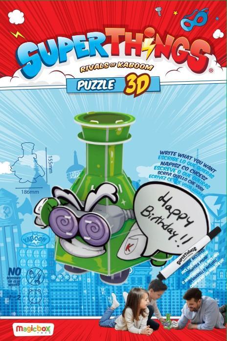 Magic Box PUZZLE 3D SUPERTHINGS FIGURKA (PROF. K) 1