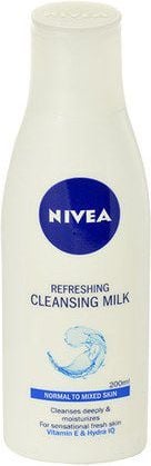 Nivea Refreshing Cleansing Milk Mleczko do demakijażu do skóry normalnej i mieszanej 200ml 1