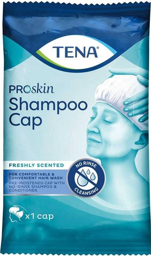 SCA HYGIENE PRODUCTS SP. Z O.O. SCA Hygiene TENA SHAMPOO CAP, czepek do mycia włosów 1 sztuka 1