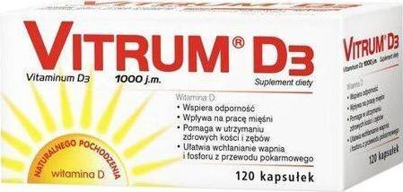 TAKEDA PHARMA SP. Z O.O. Takeda VITRUM D3 FORTE 0,05 MG, suplement diety 120 kapsułek 1