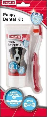 Beaphar Beaphar pasta do zębów 50g + szczoteczka dla szczeniąt 1