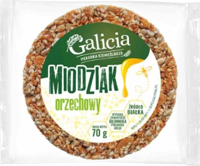 Galicia Miodziak orzechowy Galicia, 70g 1