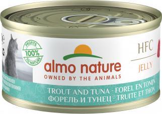 Almo Nature HFC Jelly pstrąg i tuńczyk - mokra karma dla kota - 70g 1