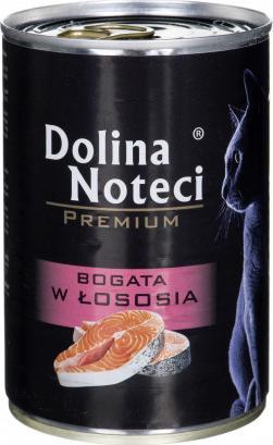 Dolina Noteci DOLINA NOTECI Premium bogata w łososia - mokra karma dla kota - 400g 1